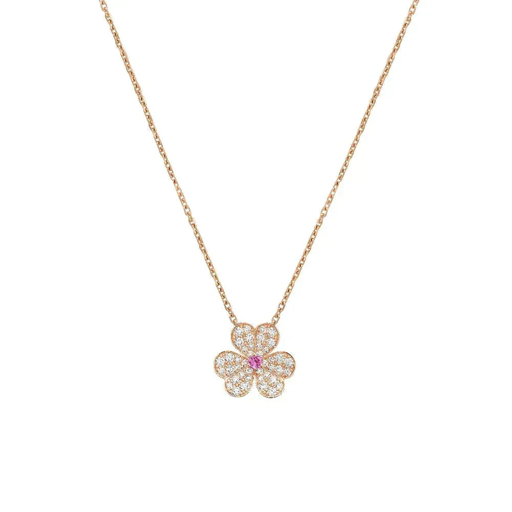 [KELA]PAVÉ DIAMOND BUTTERFLY CHARM NECKLACE
