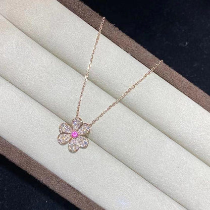 [KELA]PAVÉ DIAMOND BUTTERFLY CHARM NECKLACE