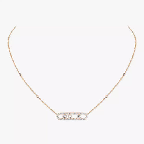 [KELA]MOVE PAVÉ FULL DIAMOND NECKLACE
